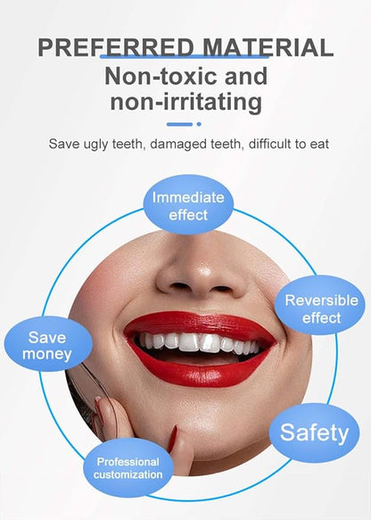 Snap On Smile Braces Teeth Kit For Men & Women